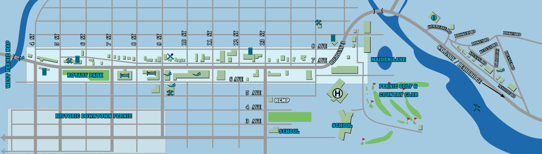 highway business area